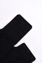 Black Seamless Non-Padded Gathering Bra - 5