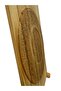 The Arabic calligraphy in the center of this wooden engraving is the Kalima Tayyiba . (39-H, 26-W, 1.5D CM) - 5