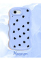 iPhone 6S Plus Compatible Shockproof Simple Blue Silicone Phone Case Heart Pattern - 2