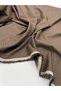 Coffee-Colored Houndstooth Polivskon (Width 150cm) Dress, Coat, Pants, Jacket, Gilet, Etc. - 3