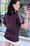 Stone Detail Striped Viscose Blouse 6Y087 - 2