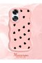 Oppo A60 Compatible Shockproof Simple Pink Silicone Phone Case Heart Pattern - 2