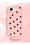 iPhone 16E Compatible Shockproof Simple Pink Silicone Phone Case Heart Pattern - 2