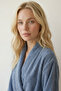 Chia Women's Bathrobe 100% Cotton - 4