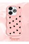 Infinix Smart 8 Plus Compatible Shockproof Simple Pink Silicone Phone Case Heart Pattern - 2