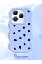 Infinix Hot 40 Pro Compatible Shockproof Simple Blue Silicone Phone Case Heart Pattern - 2