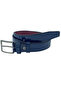 Navy Blue Patent Leather Children's Boy's Faux Leather Flat Model 3 cm Garson Classic Belt // Xd-G95-St - 2