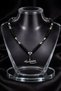 Men's Steel Necklace - Kemal Atatürk Signed Men's Steel Necklace with Hematite Stone