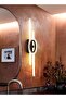 LED wall light (60CM, black, 3000K warm light) modern living room wall light - 2