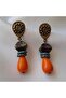 Handmade Bohemian Dangle Orange Women's Earrings