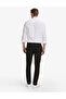 Black Slim Fit Canvas Trousers 50320822-Vr046 - 4