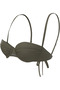Women's Balconette Back-Tie Brush Green Bikini Top - 2