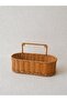 Rattan Wall Hanging Oval Basket 30X20X10 cm - 3
