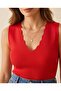 Summer Collar Detailed Knitwear Blouse Undershirt - 3
