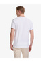 White Slim Fit 100% Cotton Crew Neck T-Shirt 50327865-Vr013 - 5