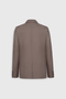 Men's Mink Wool Regular Fit Regular Cut Swallow Collar Jacket with Flap Pockets - 4