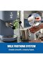 Panache Series Espresso Maker, White, 1L Water Tank, 20-Bar Pressure, Integrated Milk Frothing - 7