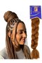 Hair Braids Color 37 Pre-Stretched Braiding Hair – Knotless Braids, Box Braids, Passion Twist, Boho Braids, Soft Jumbo Braiding Hair for Women - 6