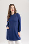 Women's Basic Sweatshirt with Pocket Detail - 6