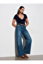 32758 V-Neck Short Sleeve T-Shirt-Dark Blue