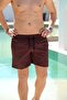 Quick-Drying Patterned Men's Swim Shorts with Pockets-26111