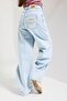 بنطلون جينز نسائي Ice 4s6-3 Balloon Fit Pocket مطرز بتصميم خاص