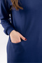 Women's Basic Sweatshirt with Pocket Detail - 5