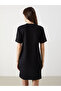Women's Oversize Basic Dress Short Sleeve Comfortable Fit Casual Dress - 5