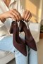 Sahara Brown Suede (8 cm Heel) Daily Use Heeled Shoes