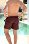 Quick-Drying Patterned Men's Swim Shorts with Pockets-26111 - 3
