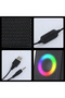 مكبر صوت صغير إبداعي X12-Light USB&AUX للأجهزة اللوحية والهواتف مع إضاءة RGB - 3