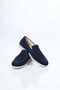Laceless Rubber Sole Genuine Leather Loafer 333-216 Men's Shoes - 7
