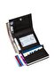 Women's Mechanized Card Holder and Wallet - Black - 4