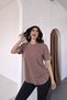 Women's Crew Neck Basic Short Sleeve Regular Relaxed Fit T-Shirt 6644 - 3