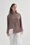 Tassel Detailed Striped Poplin Shirt