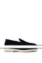 Men's Genuine Suede Navy Blue Loafer Shoes