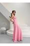 Women's Strappy Low-Cut Corset Lace-Up Long Stylish Evening Dress - 7
