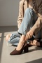 Duhra Brown Suede (8 cm Heel) Daily Use Heeled Shoes - 7