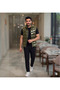 New Season Men's Shiny Puffer Vest Shiny Fabric Waterproof Green Black Puffer Vest