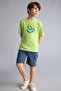 100% Cotton New Regular Fit Crew Neck Printed Short Sleeve T-Shirt for Boys H4322A826Sm - 2