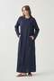 Navy Blue-Comfortable Fit Modal Robe