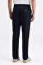 Ds Damat Relaxed Fit (Pile-Free) Black Gabardine Chino Trousers - 3