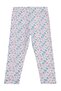 Sea Shell Patterned Tights for 2-5 Years Km - Off-White - 2