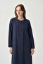 Navy Blue-Comfortable Fit Modal Robe - 4