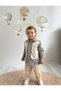 Baby Boy Green Checkered Shirt 2-Piece Set Top and Bottom Stylish Classic 1 - 5