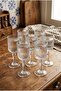 Set of 6 Coffee and Water Glasses - Striped - 4