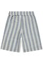 Self-Striped Capri for 6-9 Years - Blue - 2