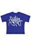 Skaters Printed T-Shirt for Ages 6-9 - Blue - 2