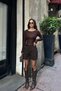 Women's High Waist Fabric Shorts - 7