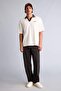 Cotton Boxy Fit Patterned Short Sleeve Polo T-Shirt H4713Ax26Sm - 2